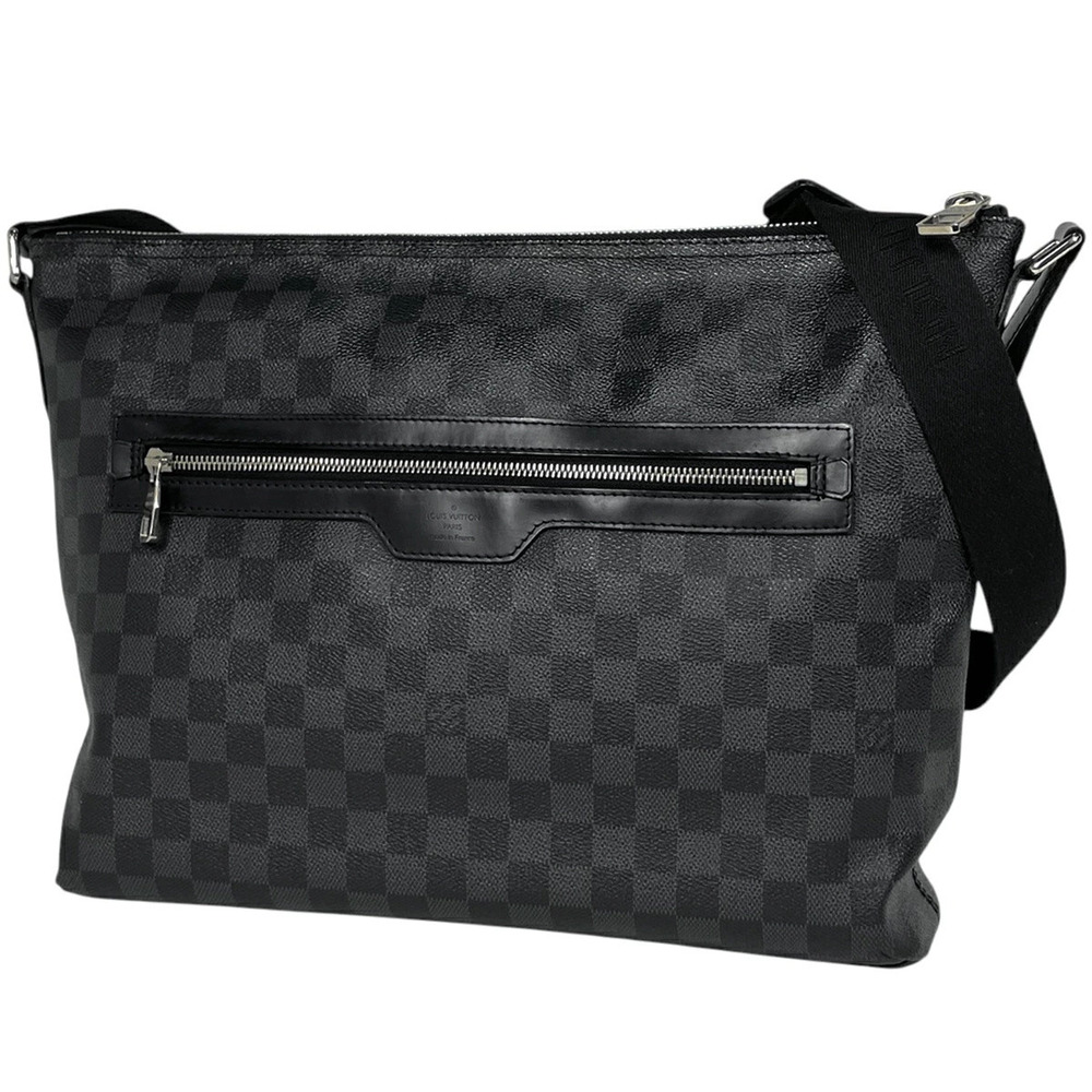 Louis Vuitton Mick Shoulder Bag Damier Graphite Black